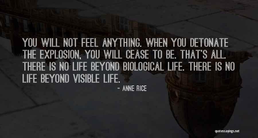 Explosion Quotes By Anne Rice