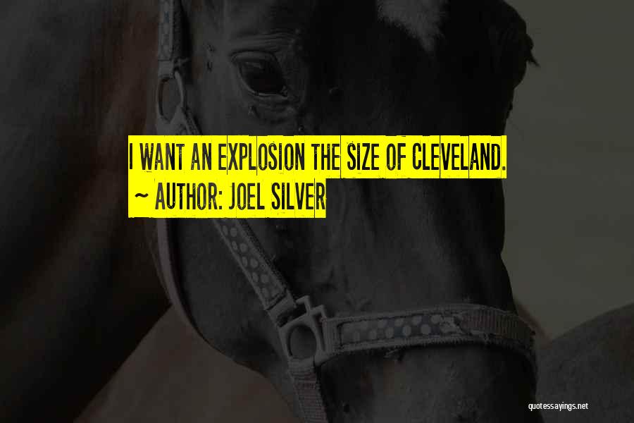 Explosion Quotes By Joel Silver