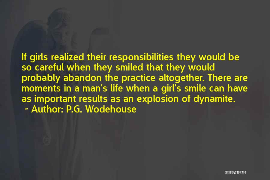Explosion Quotes By P.G. Wodehouse