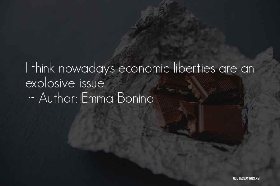 Explosive Quotes By Emma Bonino