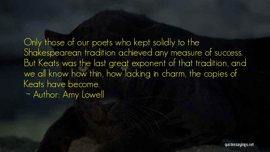 Exponent Quotes By Amy Lowell