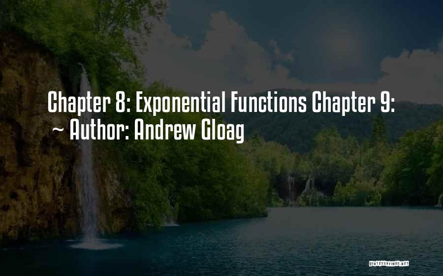 Exponential Quotes By Andrew Gloag