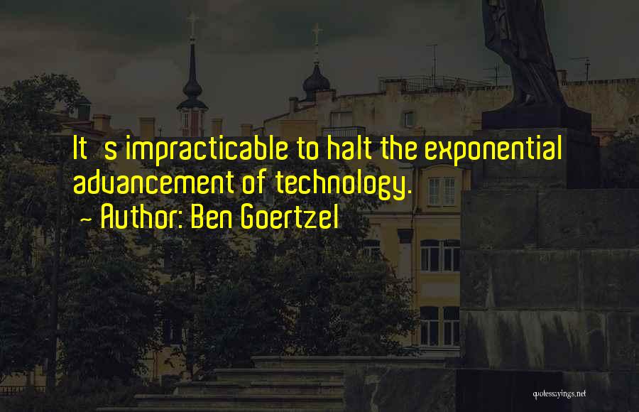 Exponential Quotes By Ben Goertzel