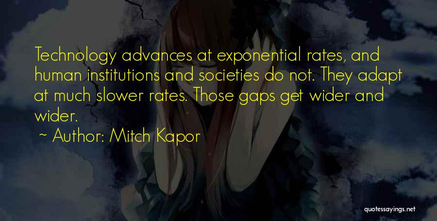 Exponential Quotes By Mitch Kapor