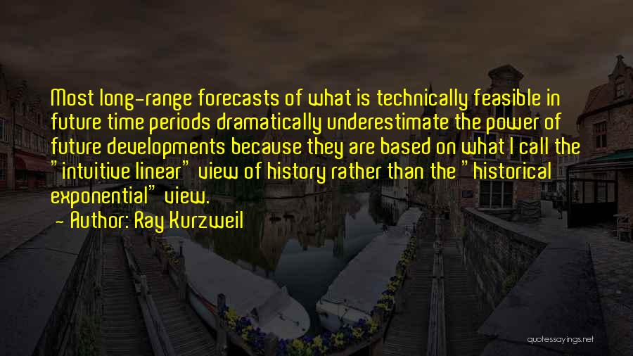 Exponential Quotes By Ray Kurzweil