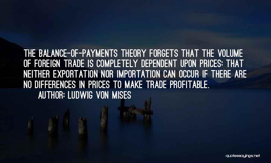 Exportation Quotes By Ludwig Von Mises