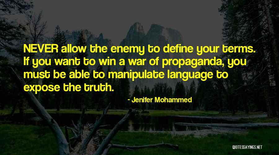 Expose Truth Quotes By Jenifer Mohammed