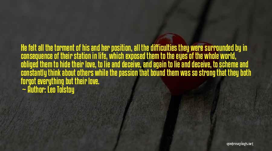 Exposed Love Quotes By Leo Tolstoy