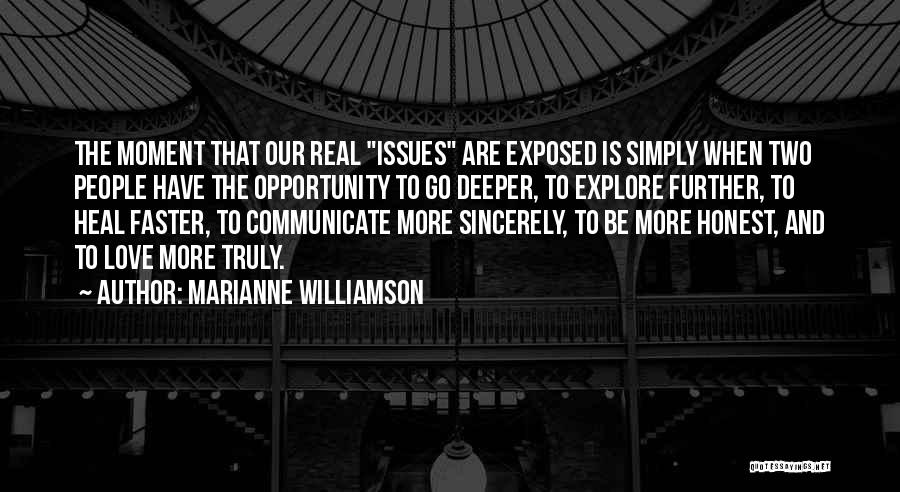 Exposed Love Quotes By Marianne Williamson