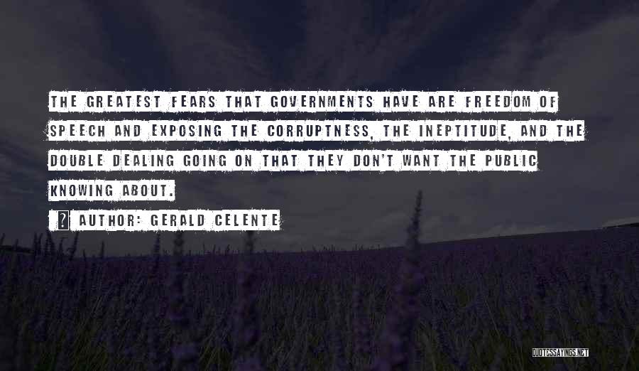 Exposing Others Quotes By Gerald Celente