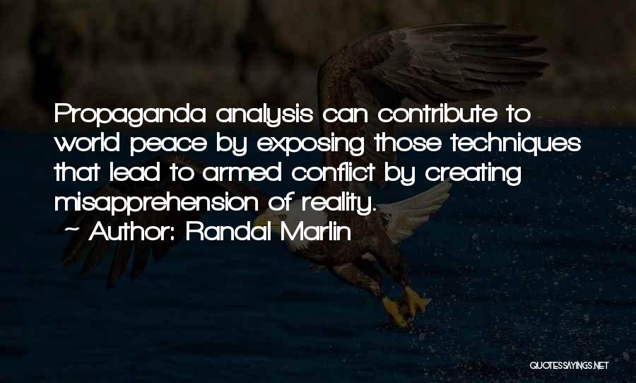 Exposing Others Quotes By Randal Marlin