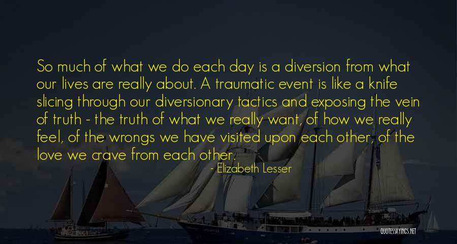 Exposing The Truth Quotes By Elizabeth Lesser