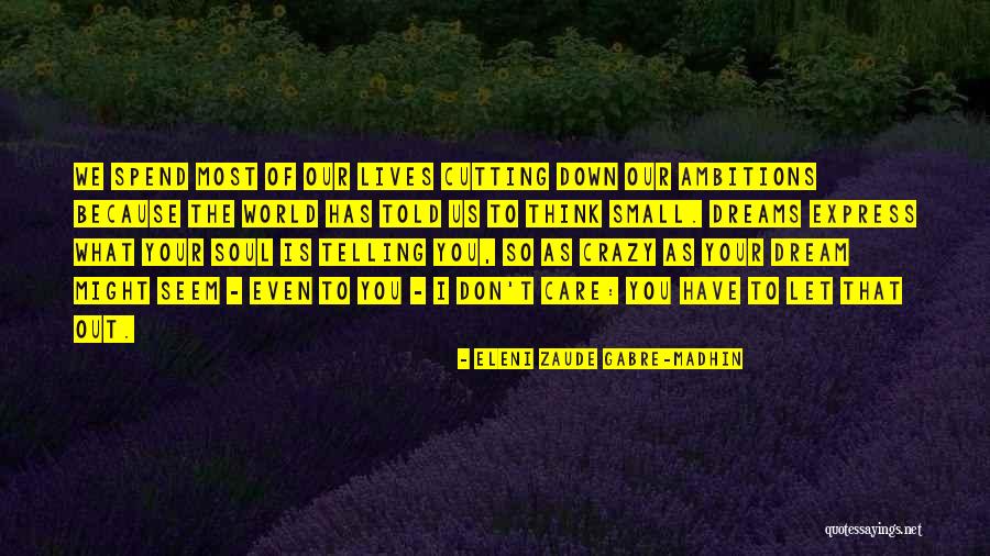 Express That You Really Care Quotes By Eleni Zaude Gabre-Madhin Express That You Really Care Quotes By Eleni Zaude Gabre-Madhin