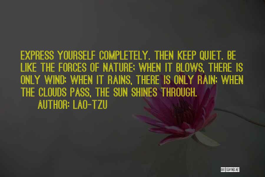 Express Yourself Quotes By Lao-Tzu