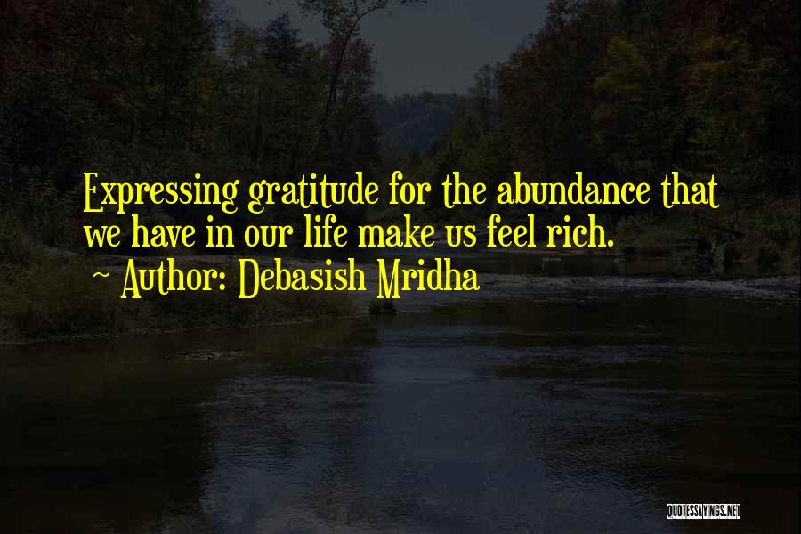 Expressing Gratitude Quotes By Debasish Mridha