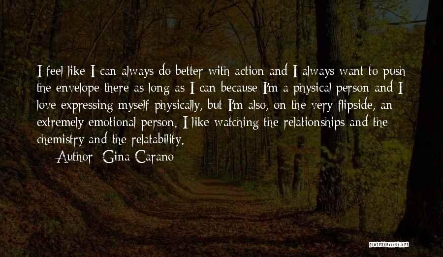 Expressing Love Quotes By Gina Carano