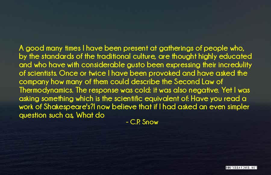 Expressing Quotes By C.P. Snow Expressing Quotes By C.P. Snow