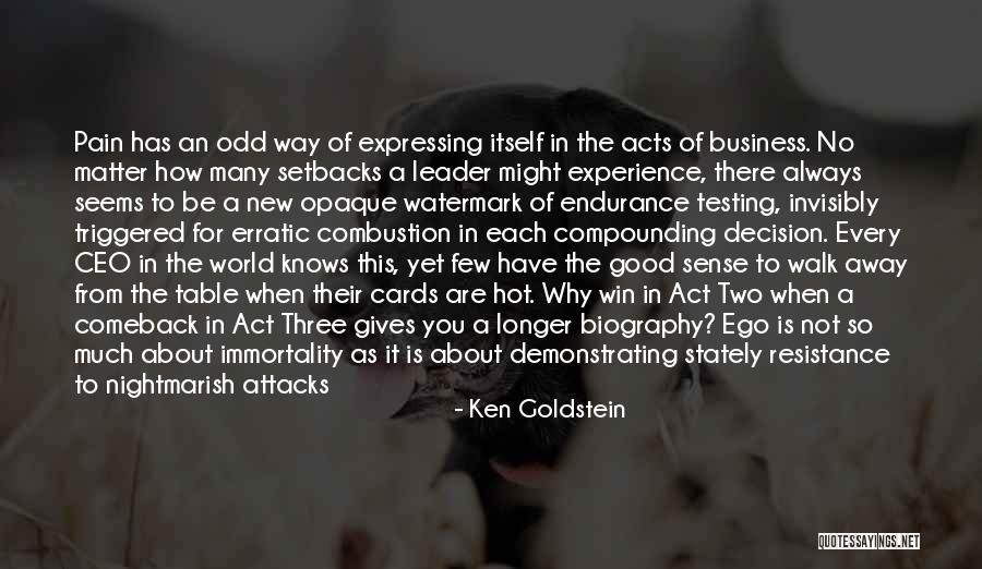 Expressing Quotes By Ken Goldstein