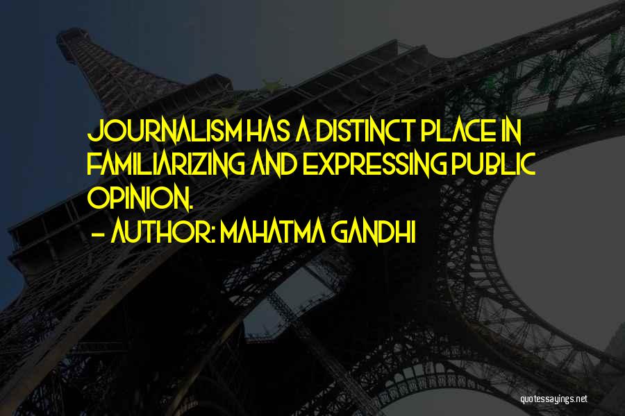 Expressing Your Opinion Quotes By Mahatma Gandhi