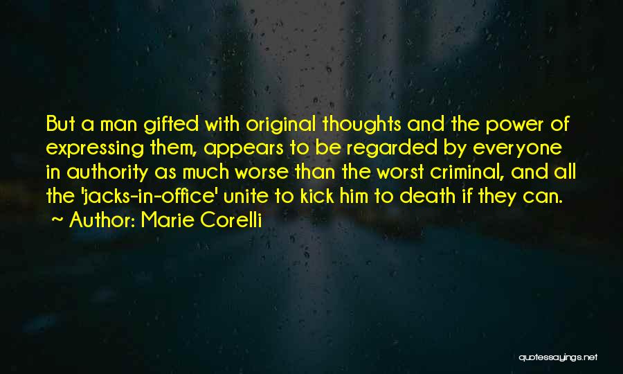 Expressing Your Thoughts Quotes By Marie Corelli