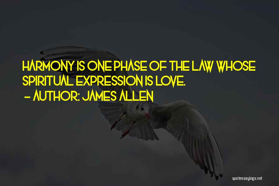 Expression Of Love Quotes By James Allen