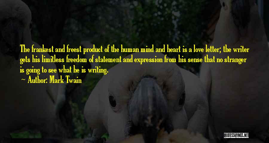 Expression Of Love Quotes By Mark Twain