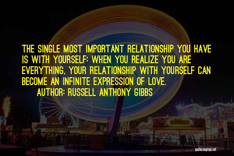 Expression Of Love Quotes By Russell Anthony Gibbs