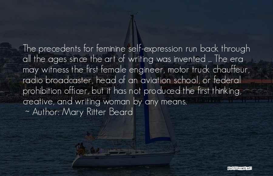 Expression Through Art Quotes By Mary Ritter Beard