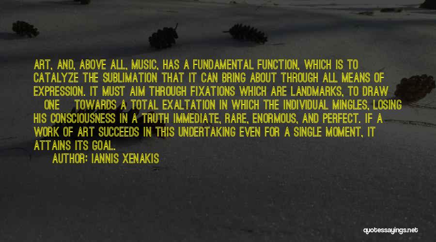 Expression Through Music Quotes By Iannis Xenakis