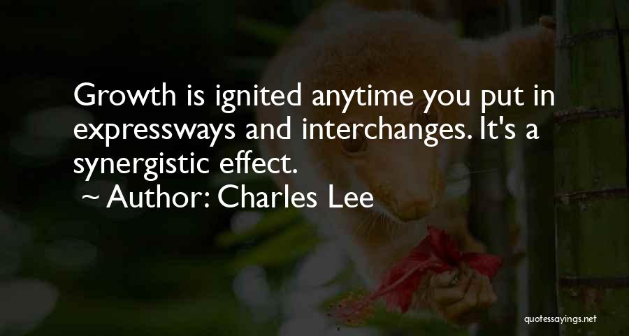 Expressways Quotes By Charles Lee