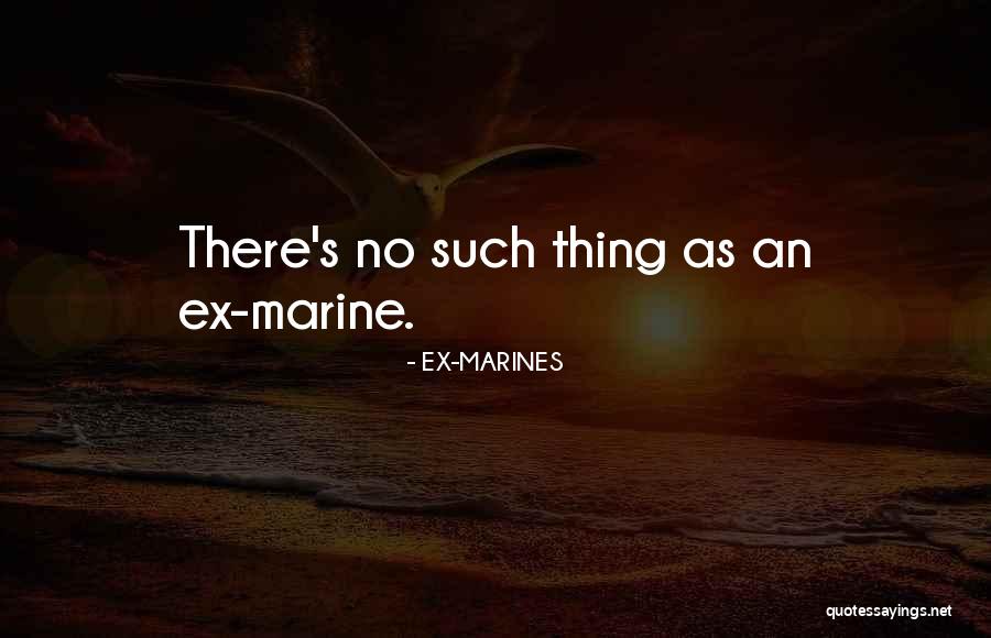 Ex's Quotes By EX-MARINES