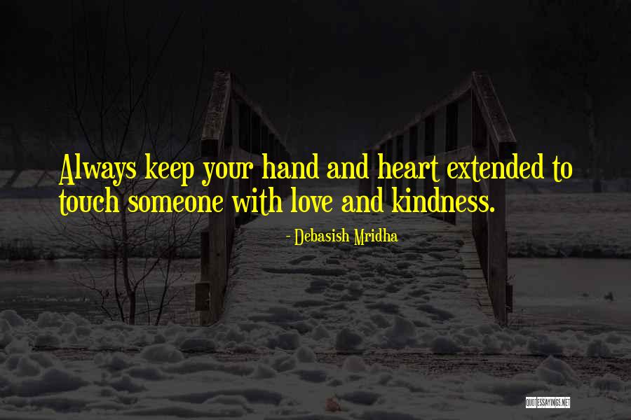 Extended Hand Quotes By Debasish Mridha