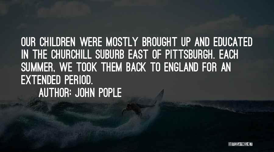 Extended Quotes By John Pople