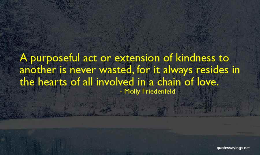 Extending Kindness Quotes By Molly Friedenfeld