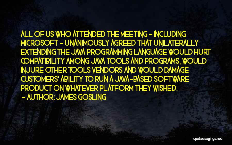 Extending Quotes By James Gosling