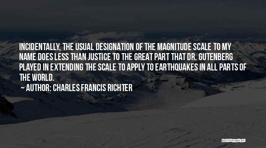 Extending Yourself Quotes By Charles Francis Richter