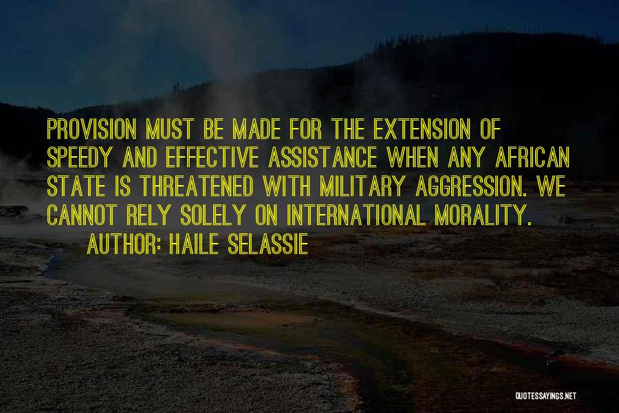 Extension Quotes By Haile Selassie