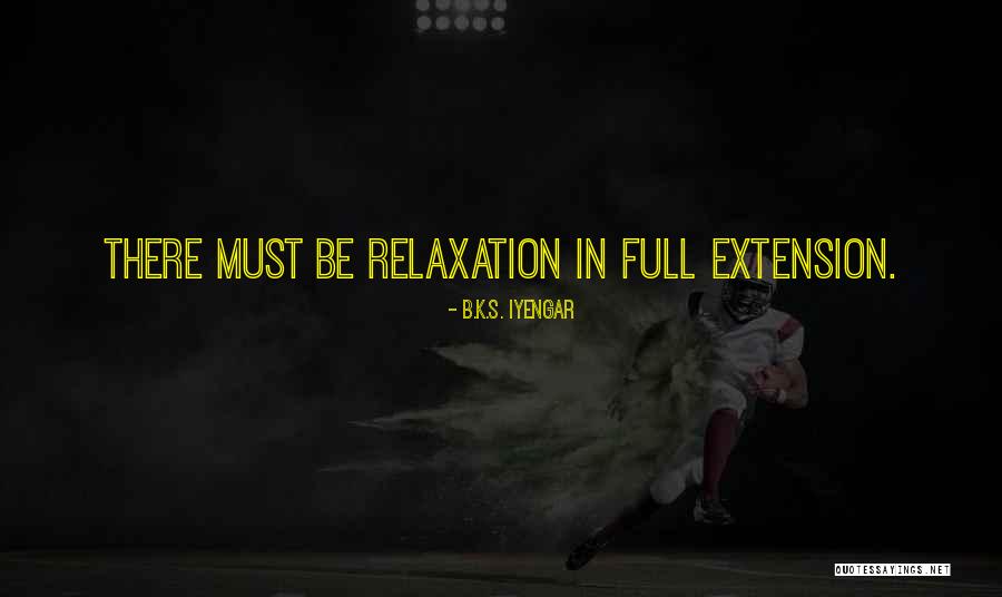Extensions Quotes By B.K.S. Iyengar