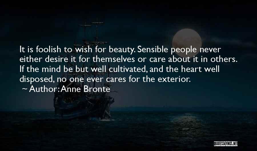 Exterior Beauty Quotes By Anne Bronte