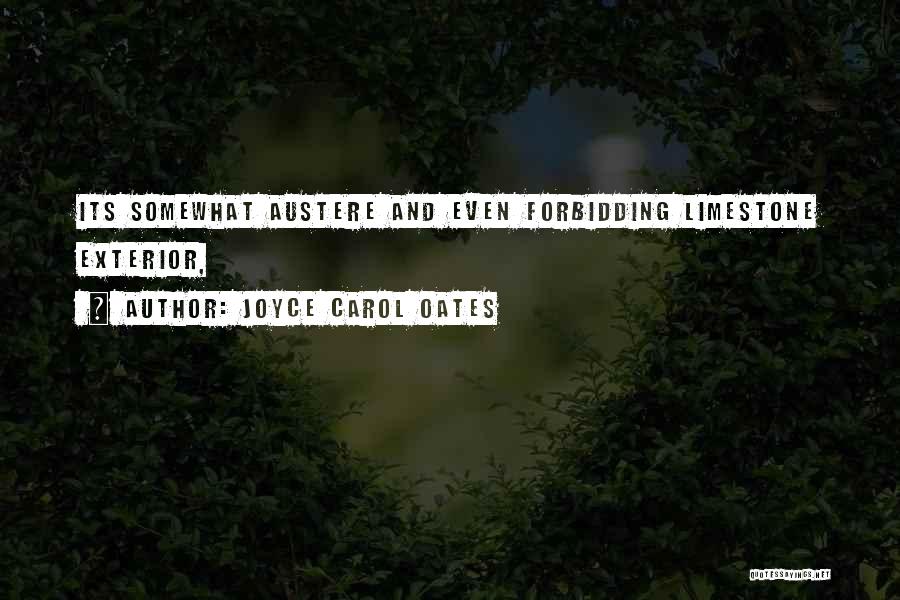 Exterior Quotes By Joyce Carol Oates