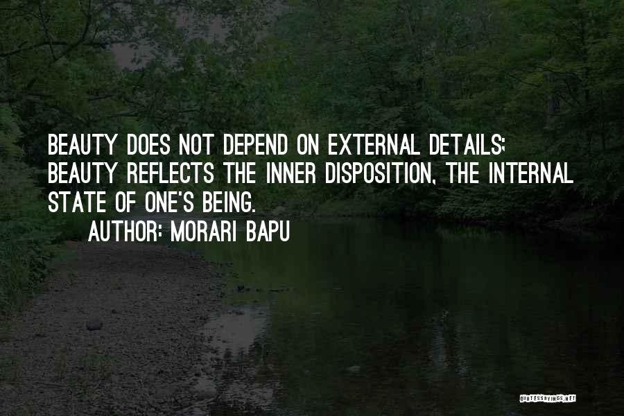 External And Internal Beauty Quotes By Morari Bapu