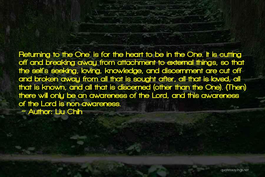 External Awareness Quotes By Liu Chih