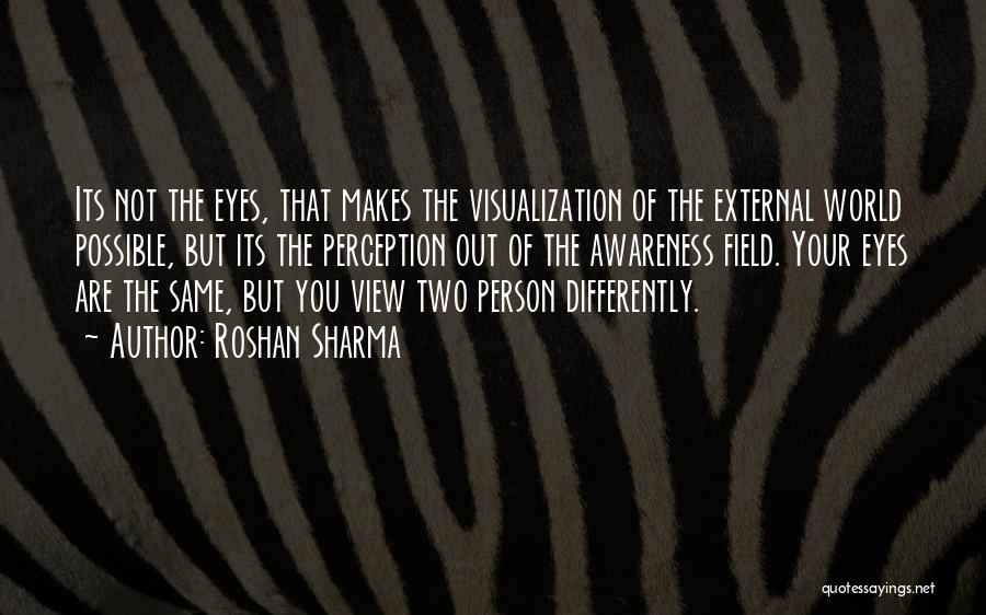 External Awareness Quotes By Roshan Sharma