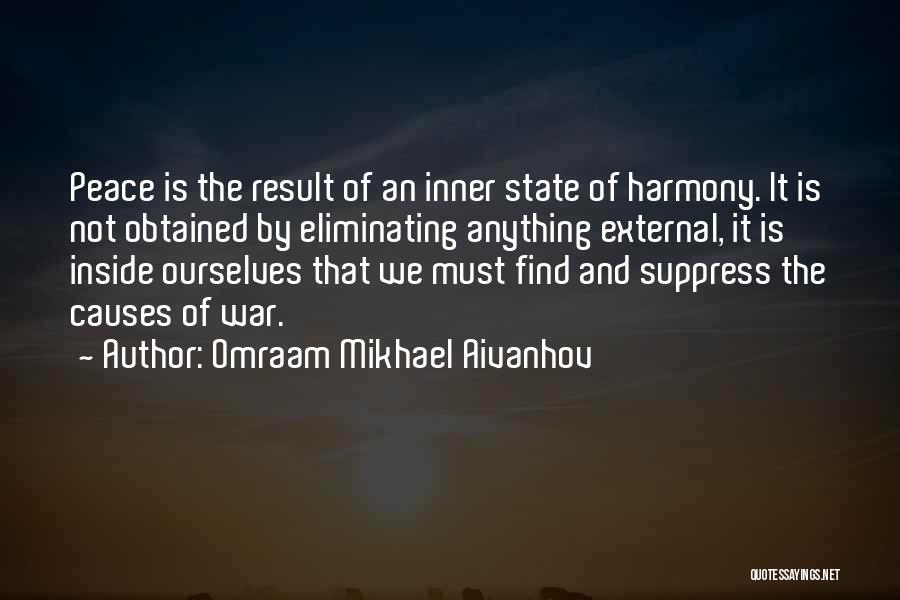 External Peace Quotes By Omraam Mikhael Aivanhov