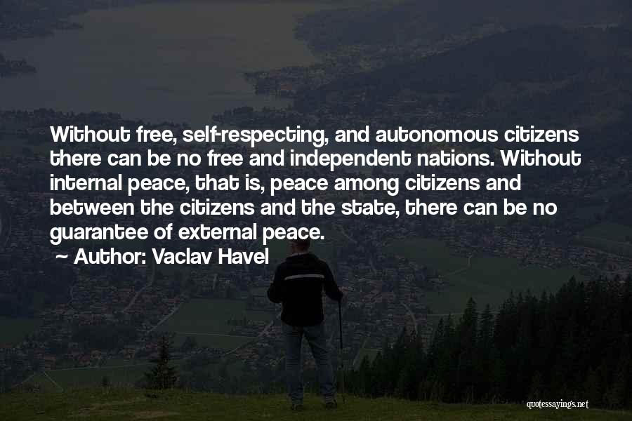 External Peace Quotes By Vaclav Havel