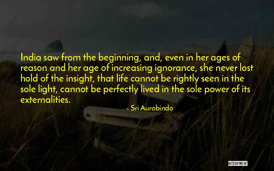 Externalities Quotes By Sri Aurobindo Externalities Quotes By Sri Aurobindo