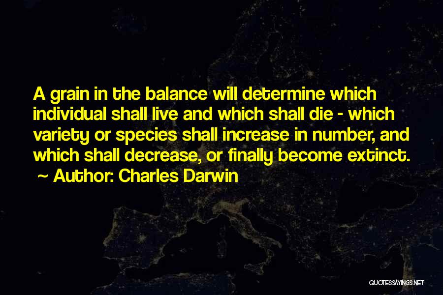 Extinct Species Quotes By Charles Darwin