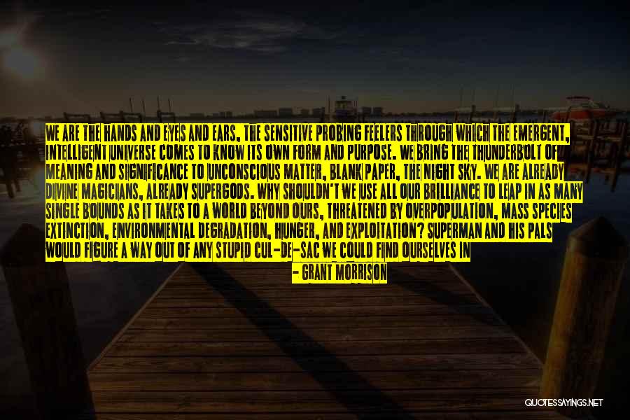 Extinction Of Species Quotes By Grant Morrison Extinction Of Species Quotes By Grant Morrison