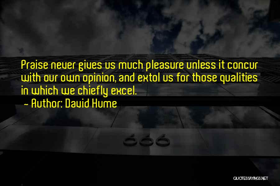 Extol Quotes By David Hume