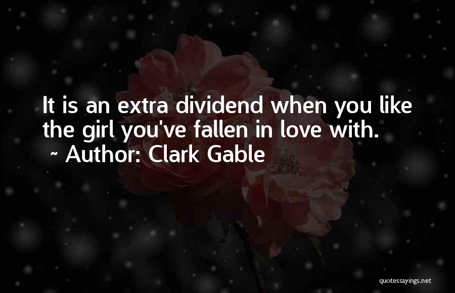 Extra Love Quotes By Clark Gable